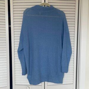 Blue Mohair and Wool Sweater